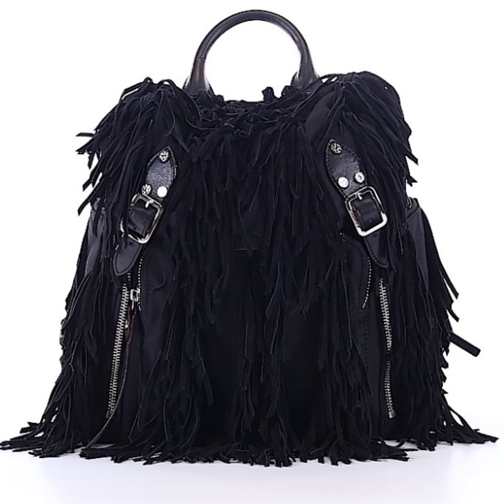 MZ Wallace Marlena backpack with fringe-Rare!